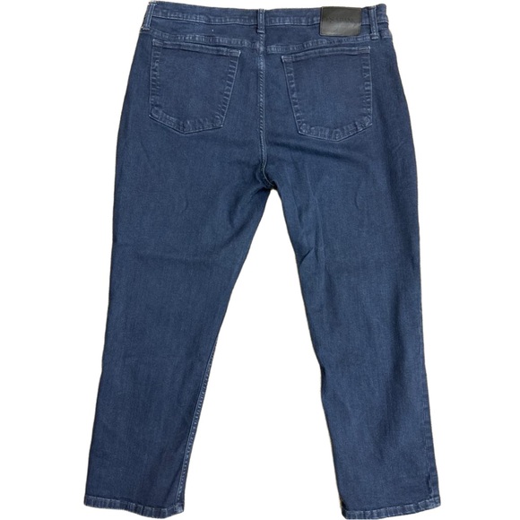 Men’s Jos A Bank Navy Blue Tailored Fit Jeans 40x29 - Picture 2 of 5